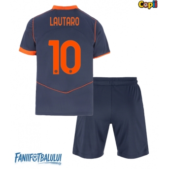 Inter Milan Lautaro Martinez #10 Echipament de Fotbal Replică 2025-26 Copii Treilea (+ Șorturi)